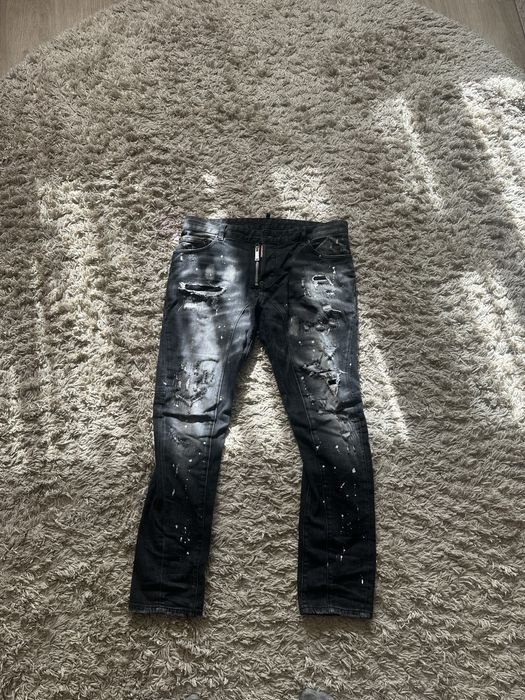 Herren Dsquared2 Jeans Schwarz Denim 34