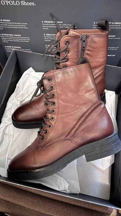 Damen Marc O’Polo Stiefel Braun Leder 37