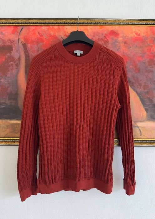 Men Cos Sweater Red