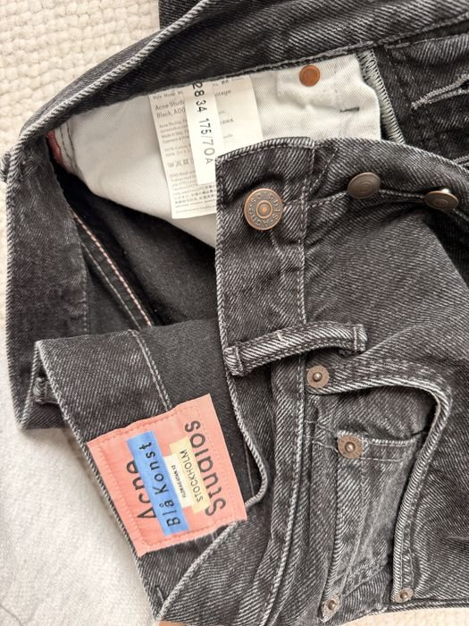 Мужские Acne Studios Джинсы Чёрные