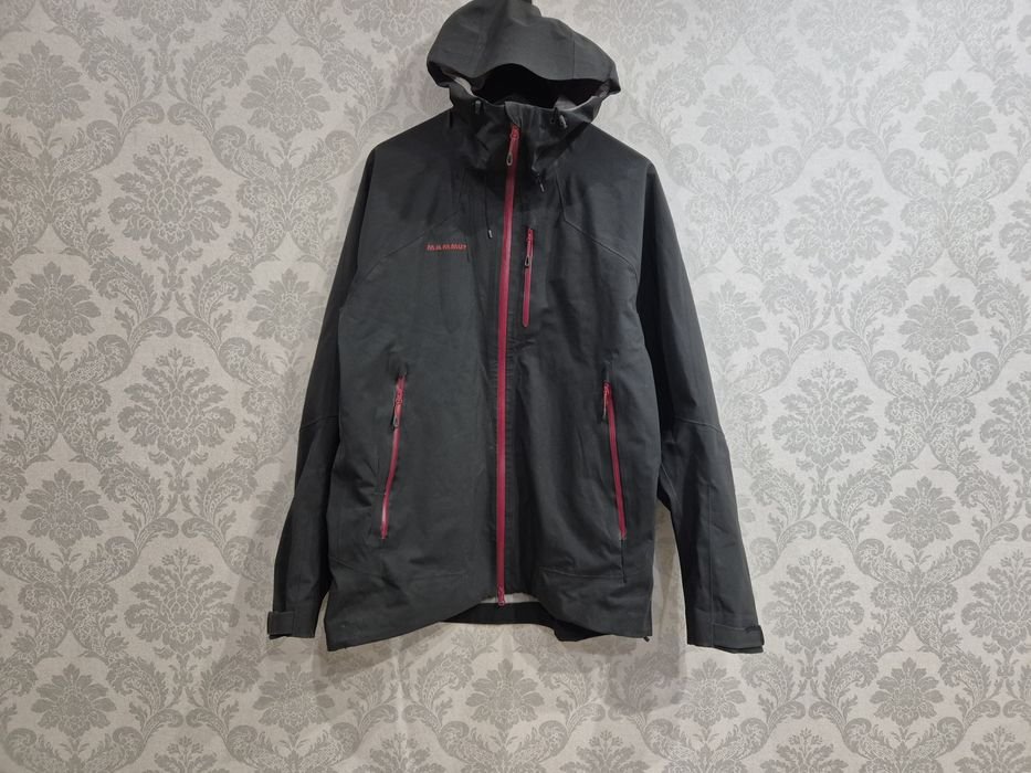 Мужской Mammut Kento HS Куртка с капюшоном Чёрный