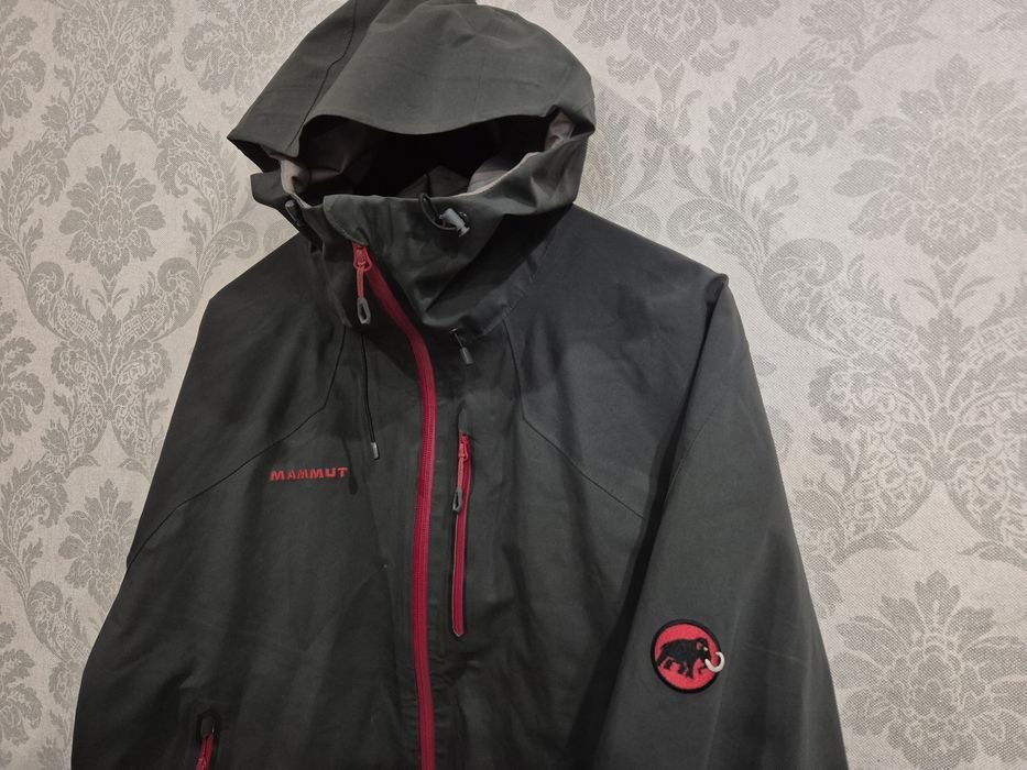 Мужской Mammut Kento HS Куртка с капюшоном Чёрный