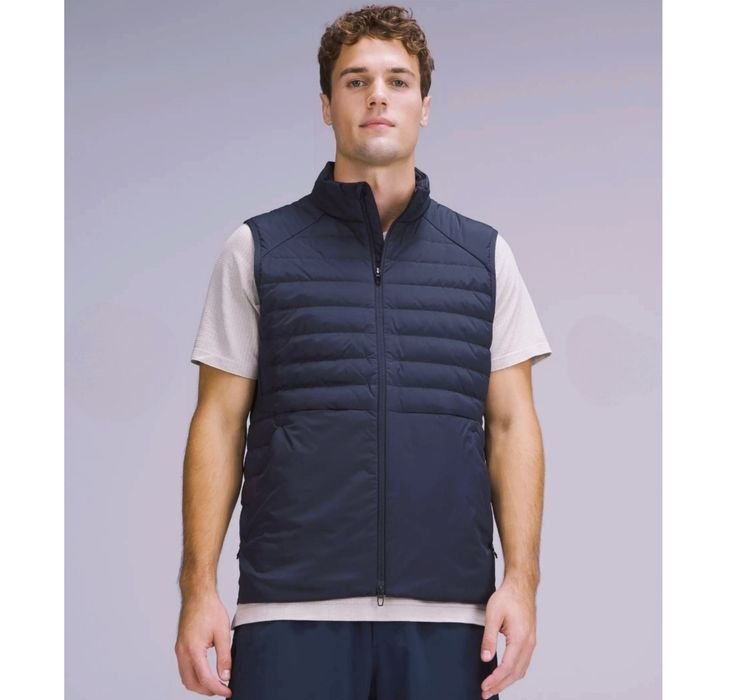 Мужской LULULEMON Жилетка Синяя 38