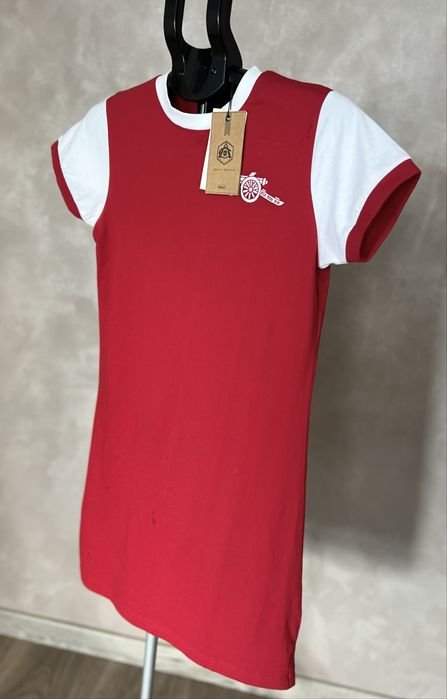 Женский Arsenal Heritage Платье Красный Хлопок 38