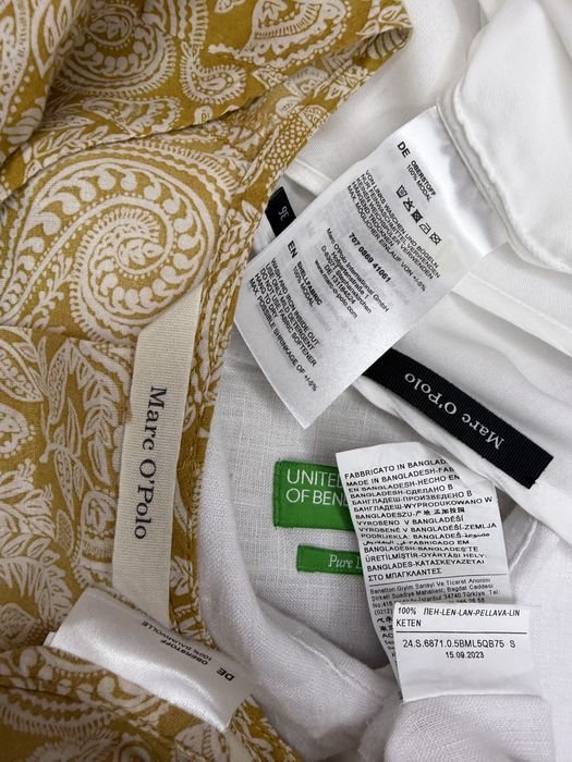 Женская Marc O'Polo Сорочка Різнокольоровий Льон