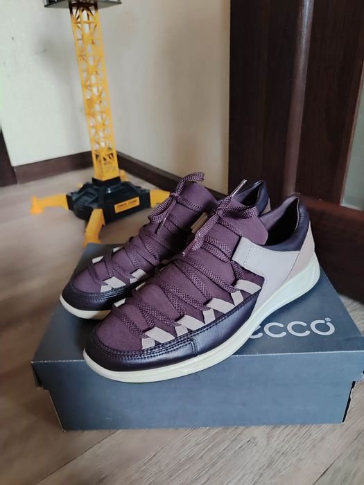 Женские Ecco Туфли Фиолетовые Кожа 40