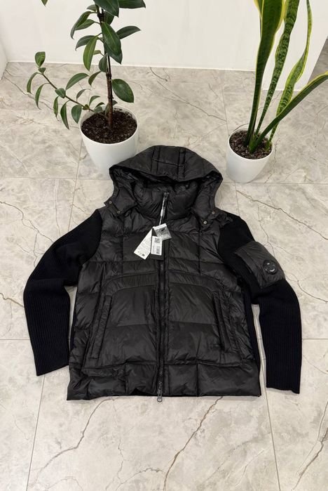 Мужской C.P. Company Кардиган Чёрный Бавовна One