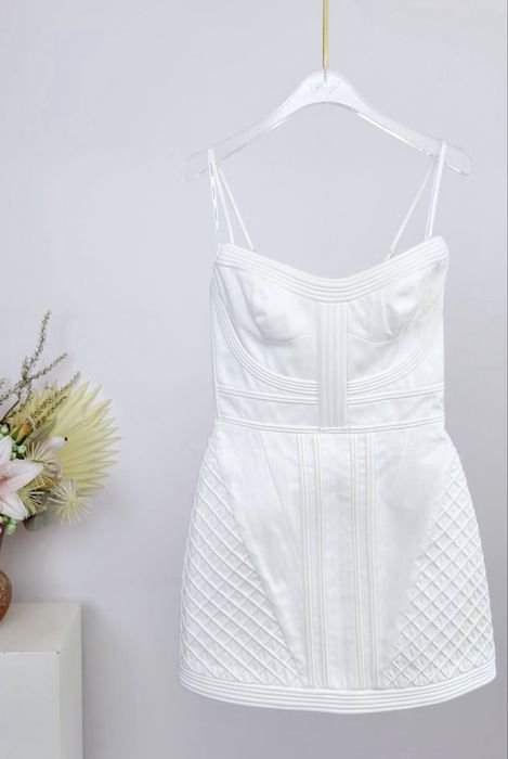 Женская Zimmermann Платье Белое 34