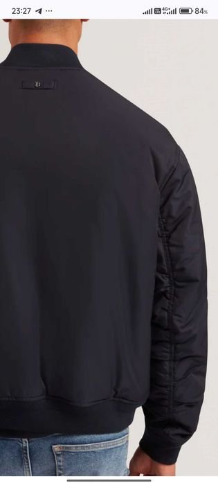 Мужской TED BAKER LONDON Бомбер Синий Полиэстер 44