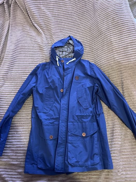 Femme Fred Perry Parka Bleu Marine 40