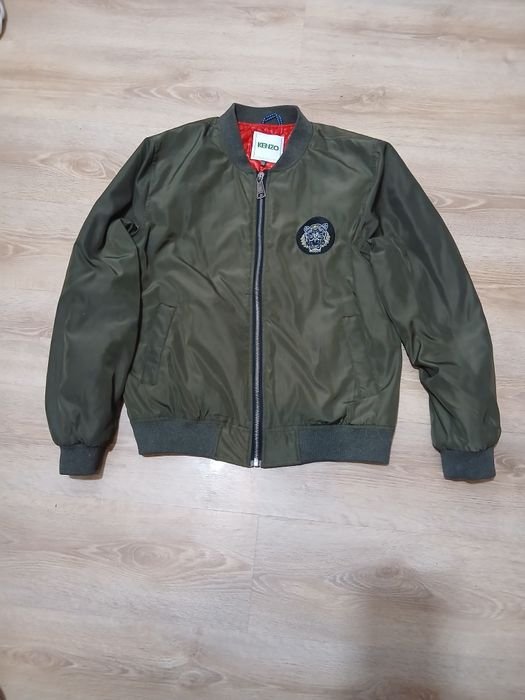 Uomo Kenzo Paris Bomber Verde Poliestere 44