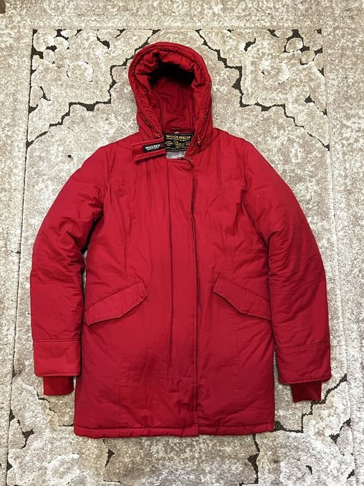 Women Woolrich Parka Red 40