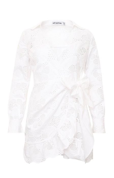 Женский Self Portrait Платье Белое