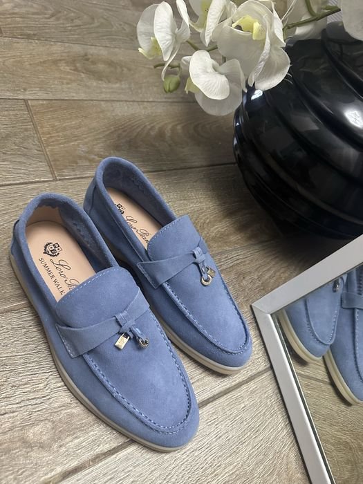 Женские Loro Piana Лоферы Замша 39