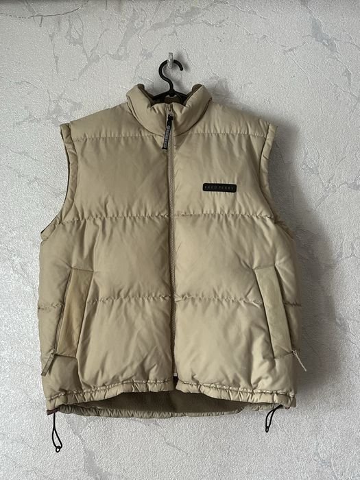 Herren Fred Perry Weste Beige 36