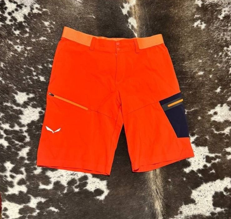 Herren Salewa Pedroc Cargo Shorts Orange 38