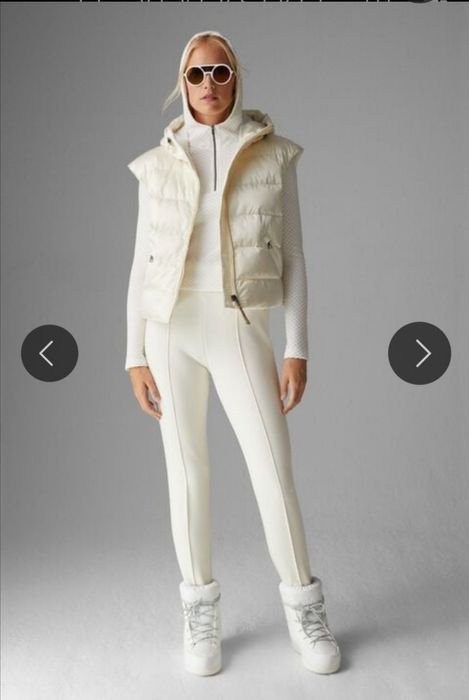 Женские Bogner Штаны Белый Крем 38