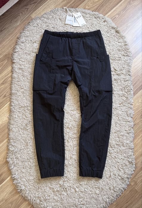 Men Aspesi Trousers Black Nylon S