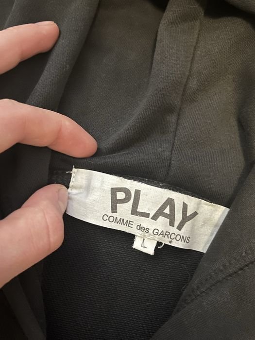 Men Zip Comme des Garçons Sweater Black L