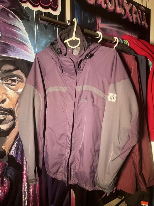 Женская Jack Wolfskin Ветровка Лаванда Нейлон 40