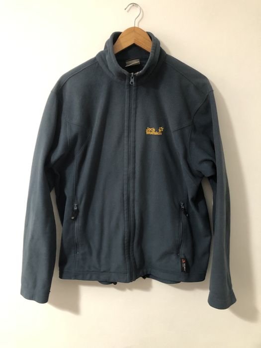 Herren Jack Wolfskin Fleece Marineblau 40