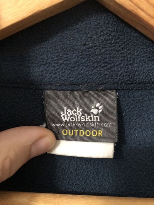 Herren Jack Wolfskin Fleece Marineblau 40