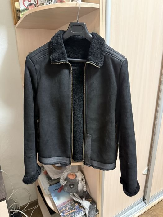 Мужской Iceberg Дублёнка Чёрный 40