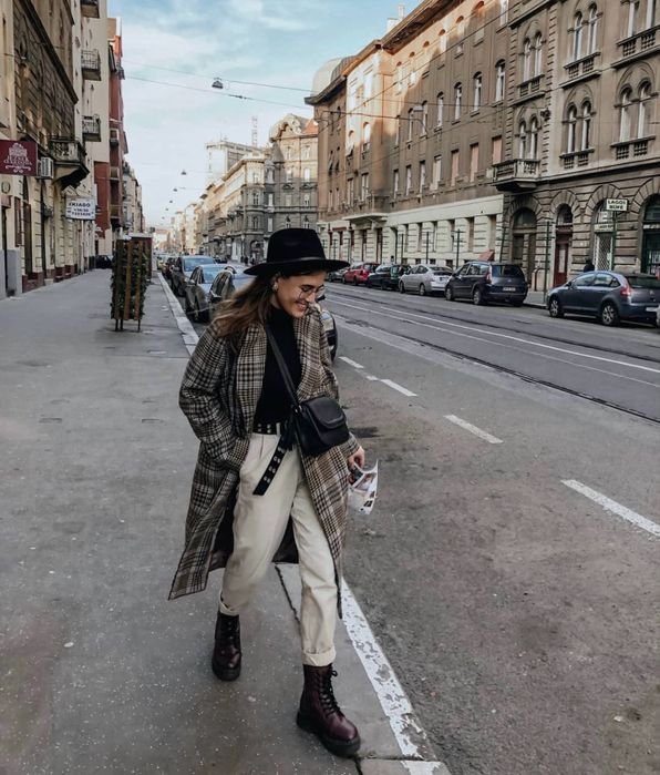 Женское Пальто Коричневое 38