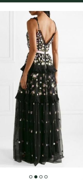 Damen Needle & Thread Kleid Schwarz