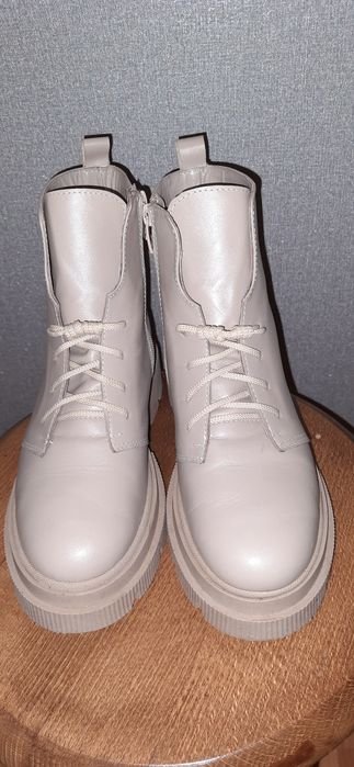 Женские Ботинки Натуральная Шкіра Мокко 38