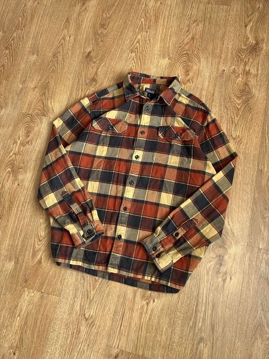 Men Patagonia Shirt Beige 42