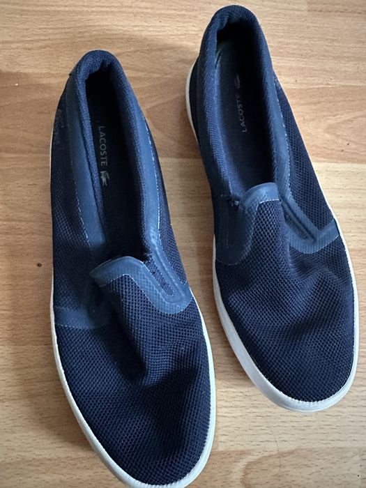 Damen Lacoste Slipper Marineblau 36