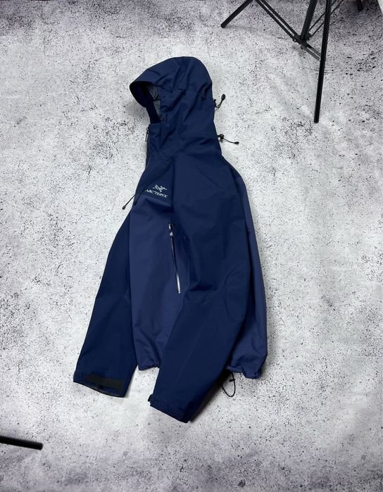 Uomo Arcteryx Giacca Blu Navy Gore-Tex 40