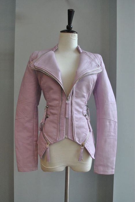 Femme Veste Rose Velours S