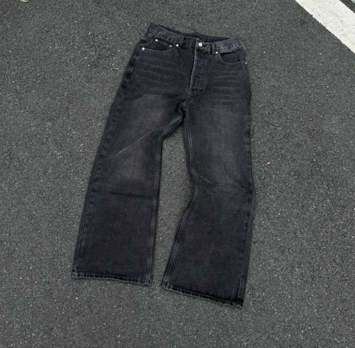 Uomo Acne Studios Jeans Nero Denim