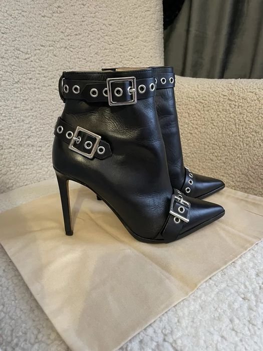 Женские Diesel Ботильоны Чёрные Кожа 38