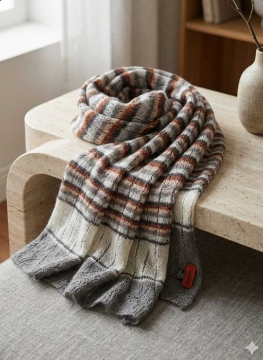 Унисекс Missoni Шарф Многоцветный Мохер 280см