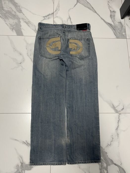 Мужские Ecko Джинсы Тёмно-синие Джинс