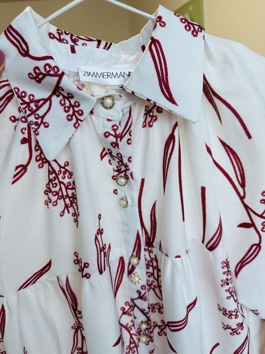 Женское Zimmermann Платье Белое 38