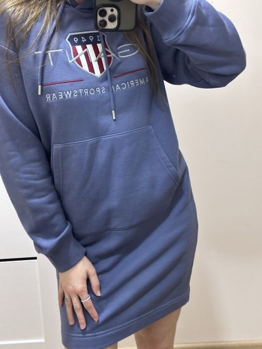 Femme GANT Robe Bleu Marine 36