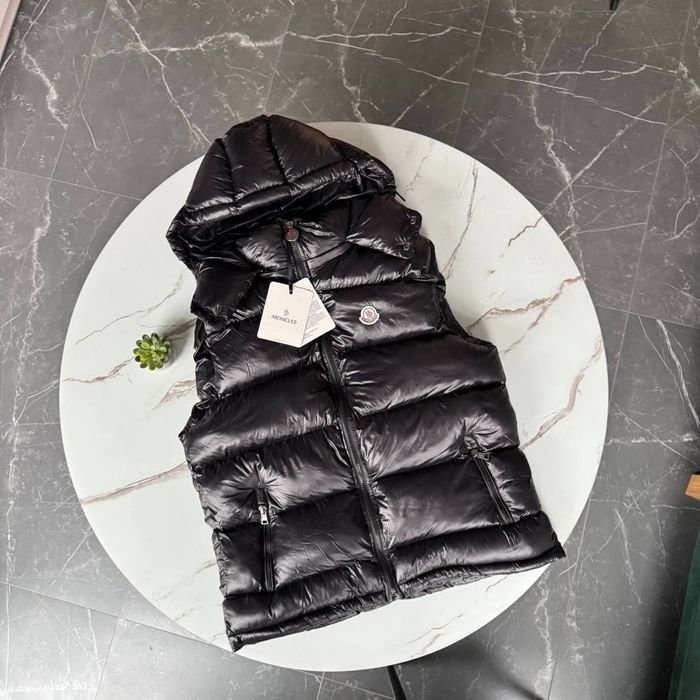 Мужской Moncler Жилетка Чёрный