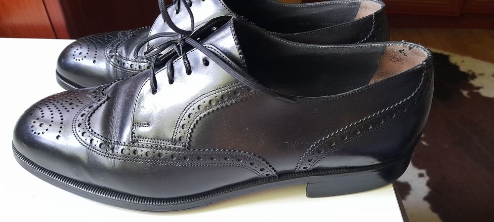 Мужские Bally Черевики Чёрные Кожа 42.5