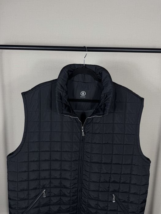 Homme Bogner Gilet Noir Nylon 46