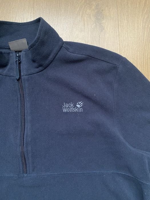 Herren Jack Wolfskin Fleece Marineblau 42