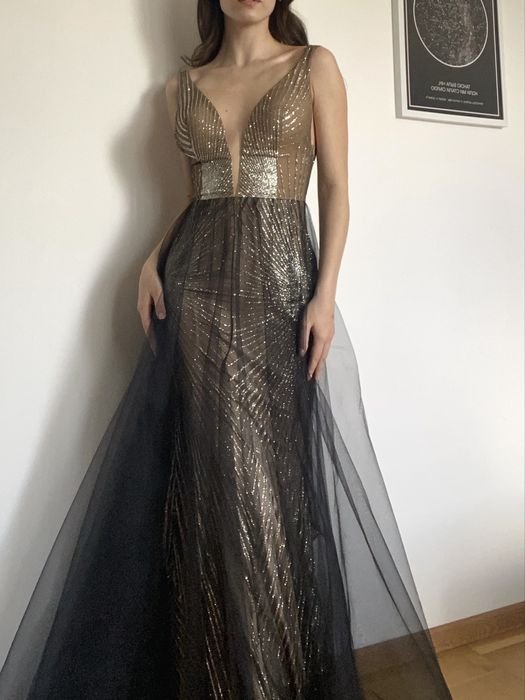 Женское Платье Чёрное 36