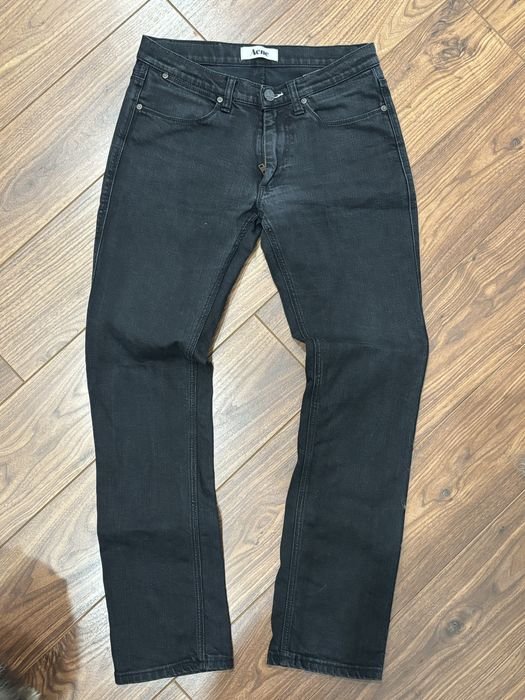 Мужские Acne Studios Джинсы Чёрные Джинс