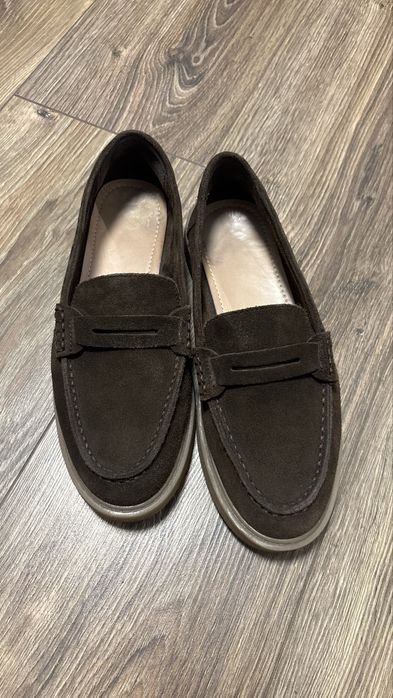 Donna Loafers Marrone Suede 37