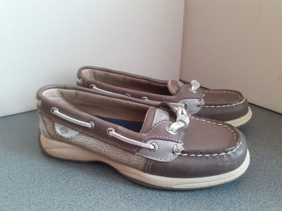 Женские Sperry Top-Sider Мокасины Коричневый Кожа