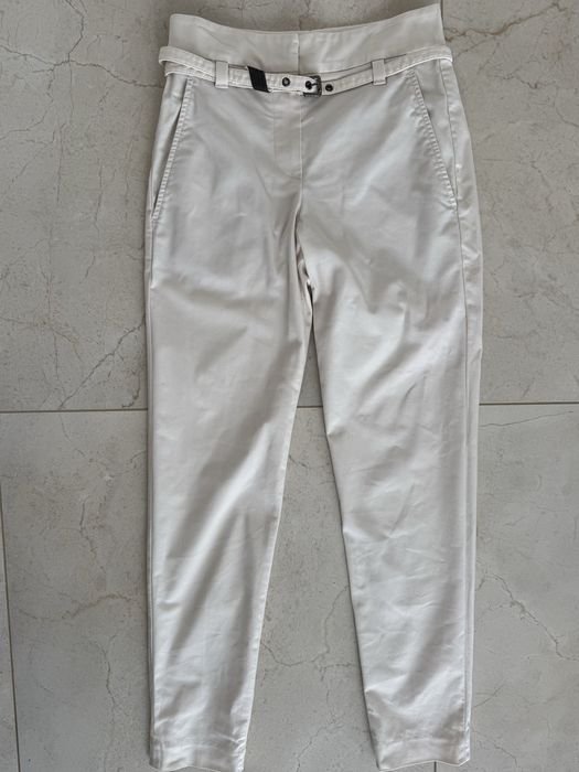 Женские Brunello Cucinelli Штаны Белые 36