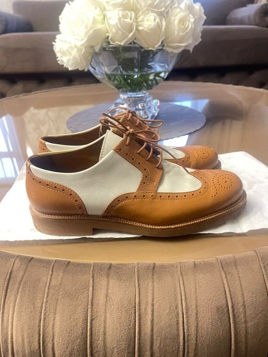 Femme Loro Piana Talons Marron Cuir 38